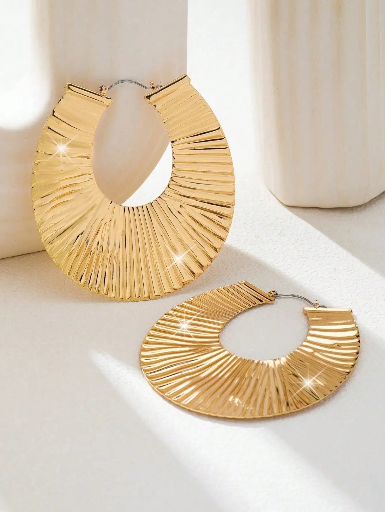 A Pair of Exaggerated, Trendy, Sexy, Fashionable, and Versatile Women's Earrings in a European and American Style
